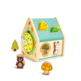 Hape sorter oblika drvena kućica