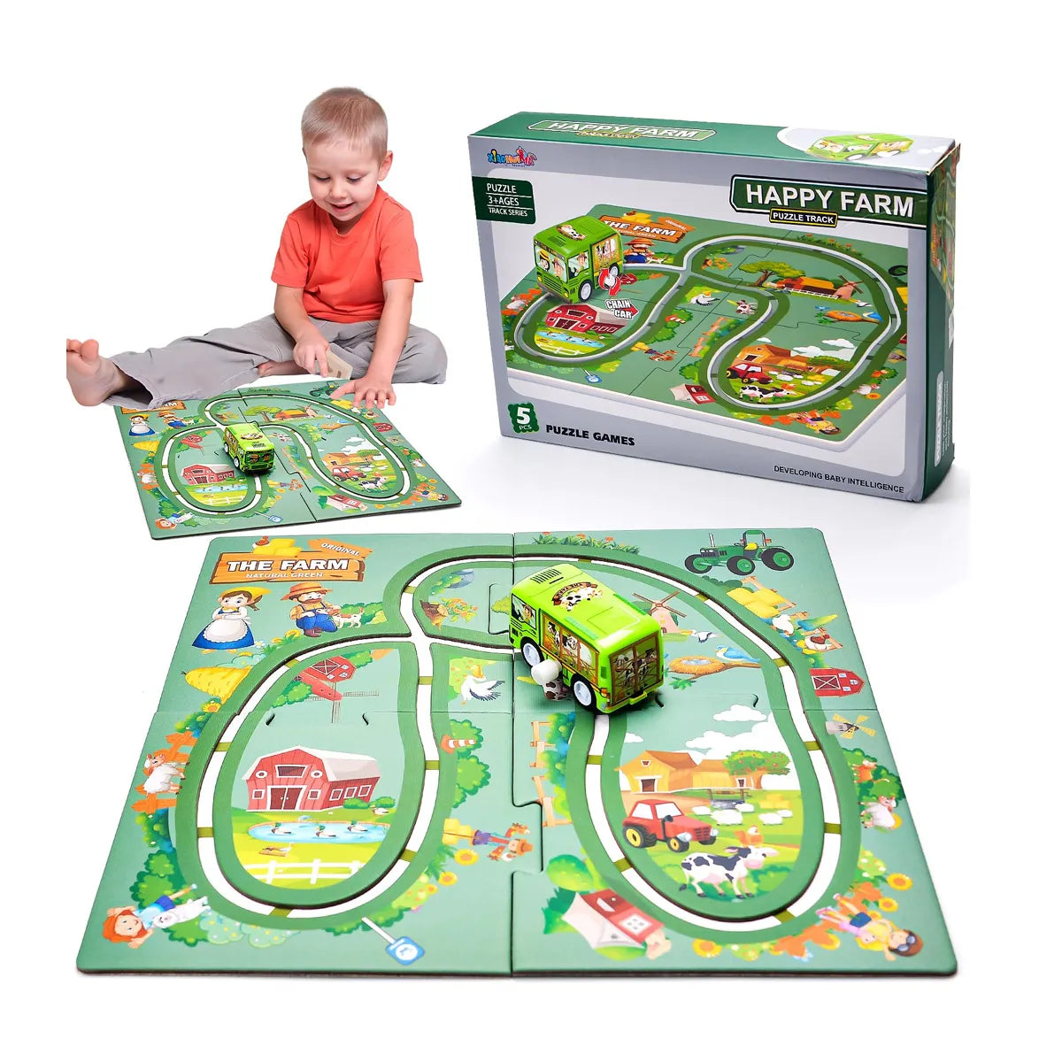 Happy Farm - Staza za autiće farma
