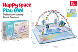 Happy space - Bebi fitnes podloga i ogradica plava
