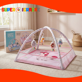 Happy space - Bebi fitnes podloga i ogradica roze
