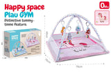 Happy space - Bebi fitnes podloga i ogradica roze
