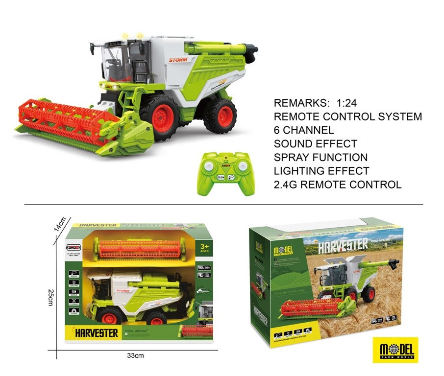 Harvester - RC Kombajn sa dimom, svetlom zvukom