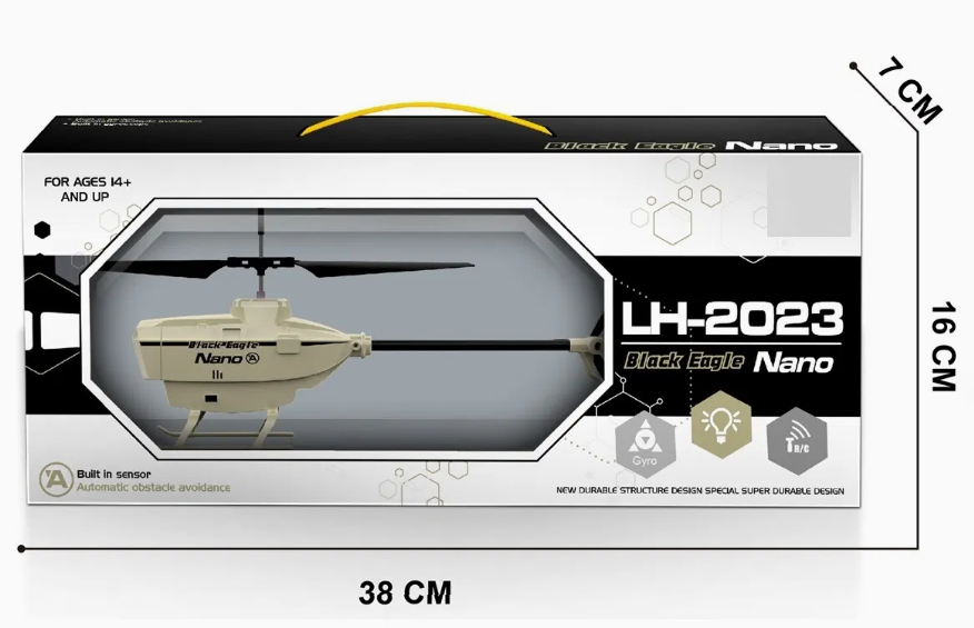 Helikopter Black Eagle NANO sensor