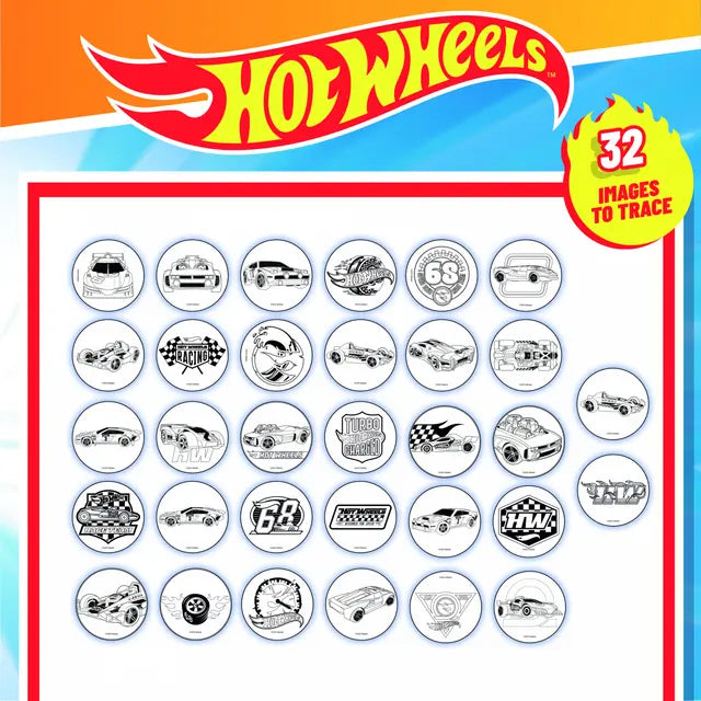 Hot wheels projektor škola crtanja