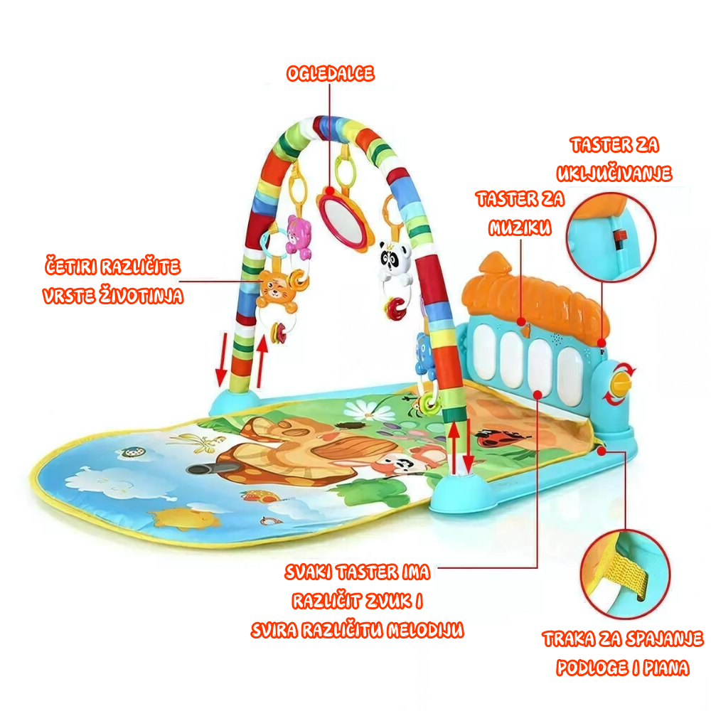 Huanger Gimnastika za bebe Piano