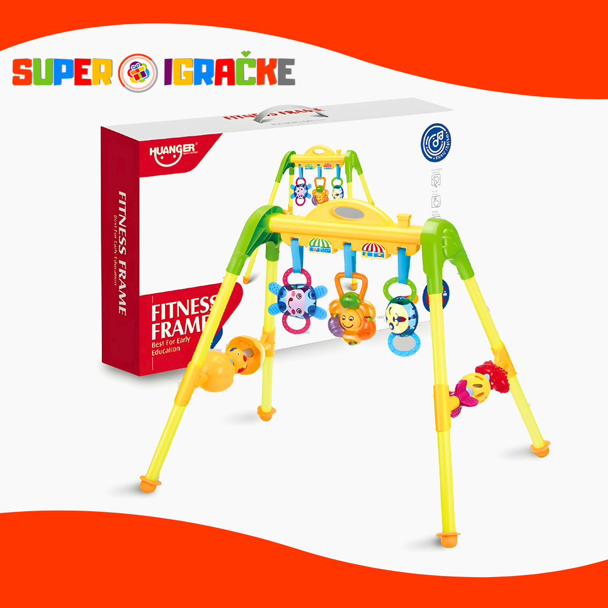 Huanger bebi fitnes gimnastika