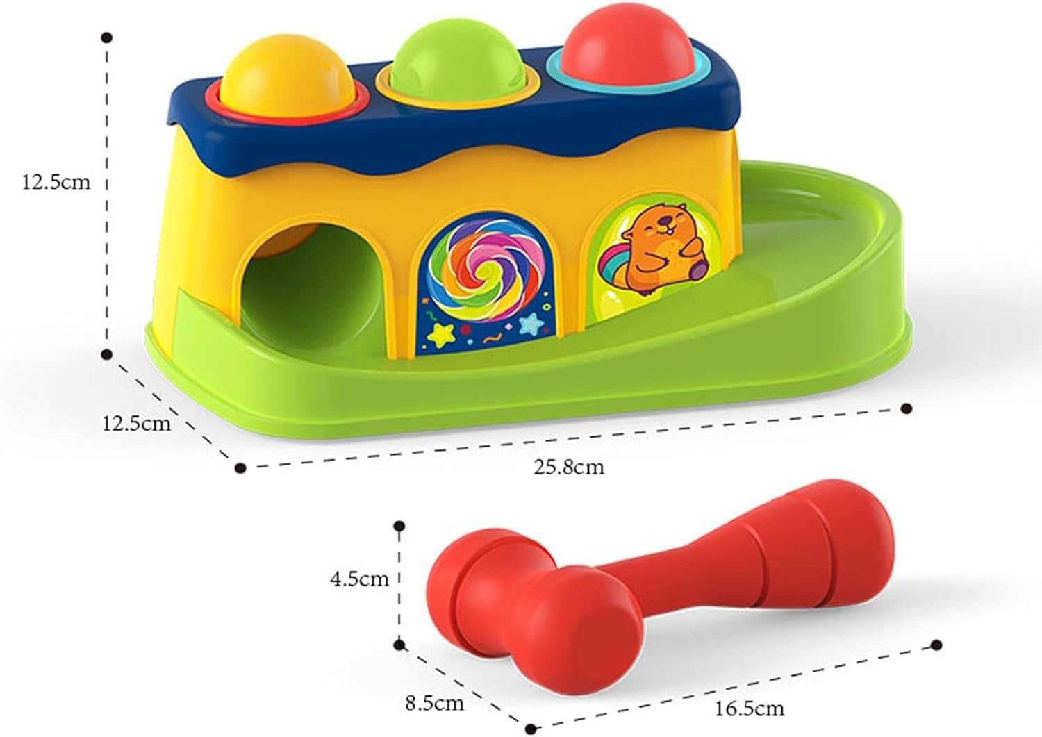 Huanger bebi igračka - Udari lopticu