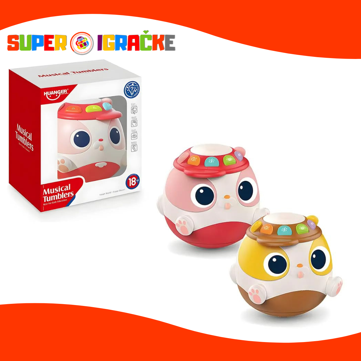 Huanger mini pas sa svetlima i zvukom