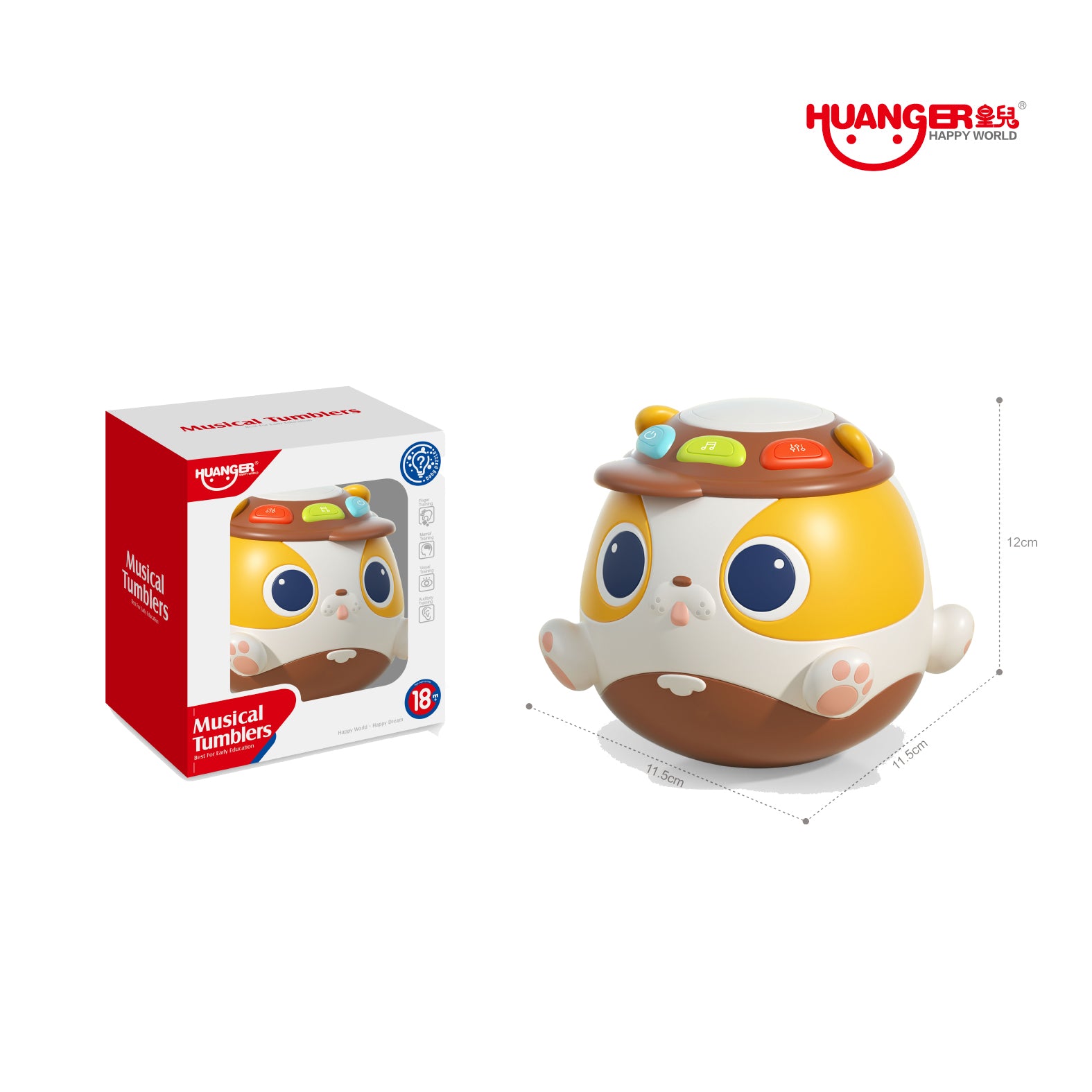 Huanger mini pas sa svetlima i zvukom