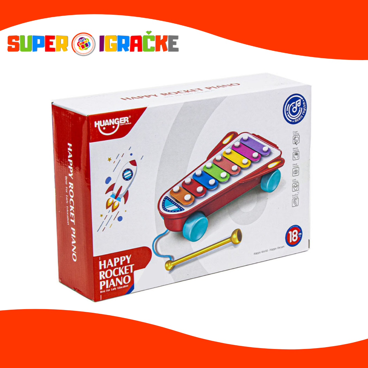 Huanger muzička igračka ksilofon