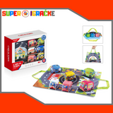 Huanger platnena staza i meki autići 6kom