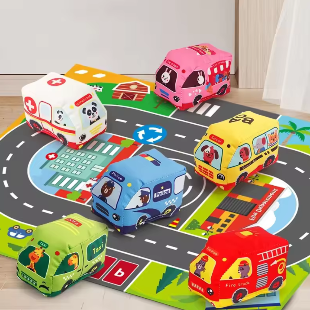 Huanger platnena staza i meki autići 6kom