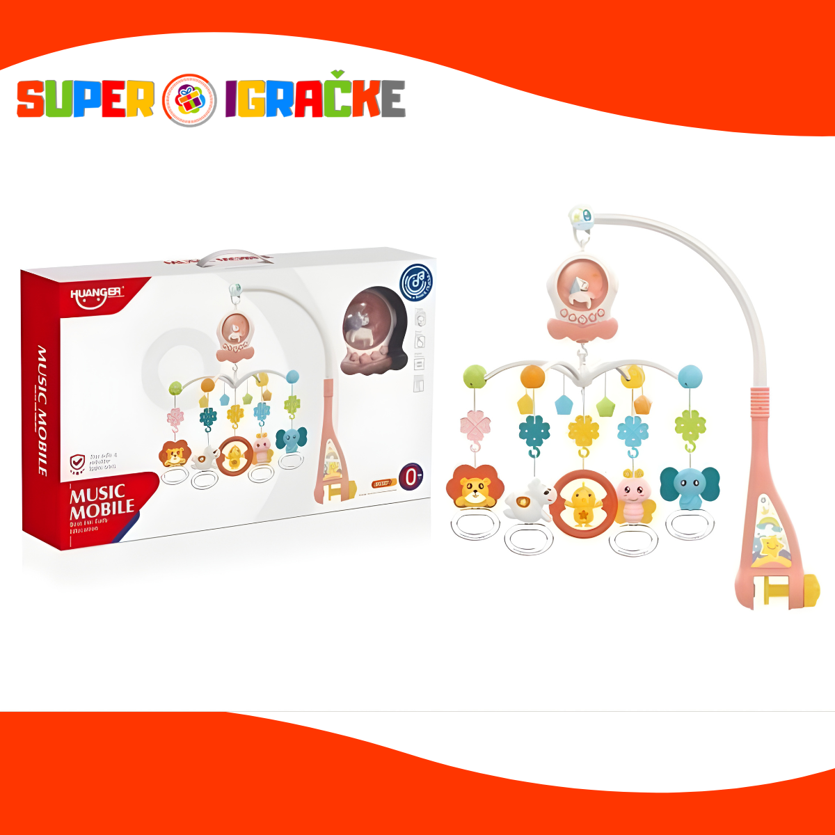 Huanger vrteška za krevetac - Jednorog