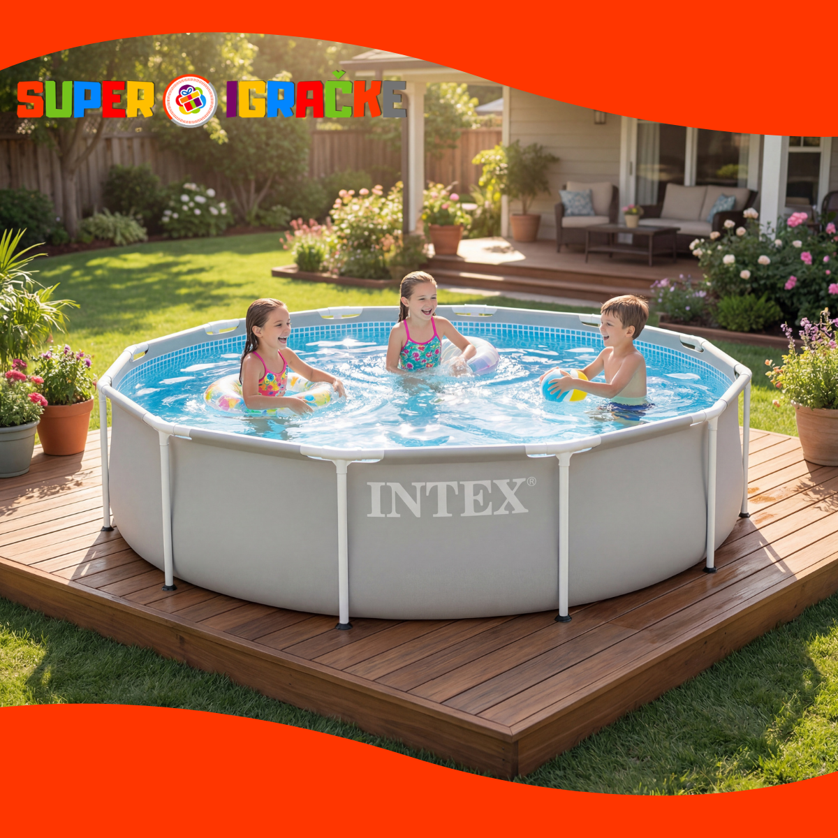 INTEX Bazen sa metalnom konstrukcijom 3,66m x 0,76m