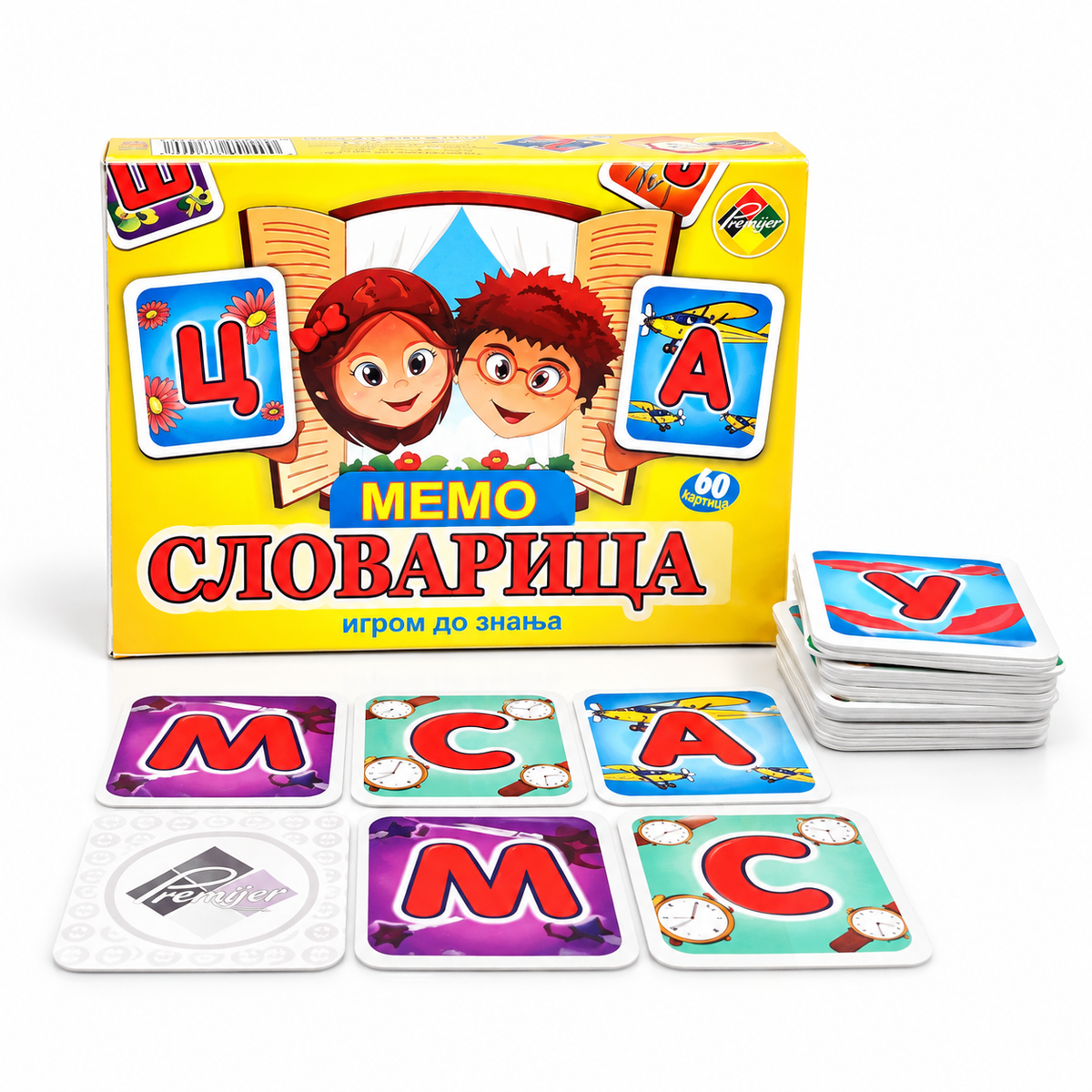 Igra memorije - Slovarica, Smajli, Životinje