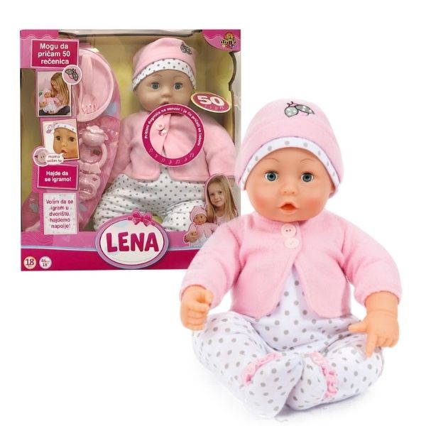 Interaktivna beba lutka Lena 50 rečenica