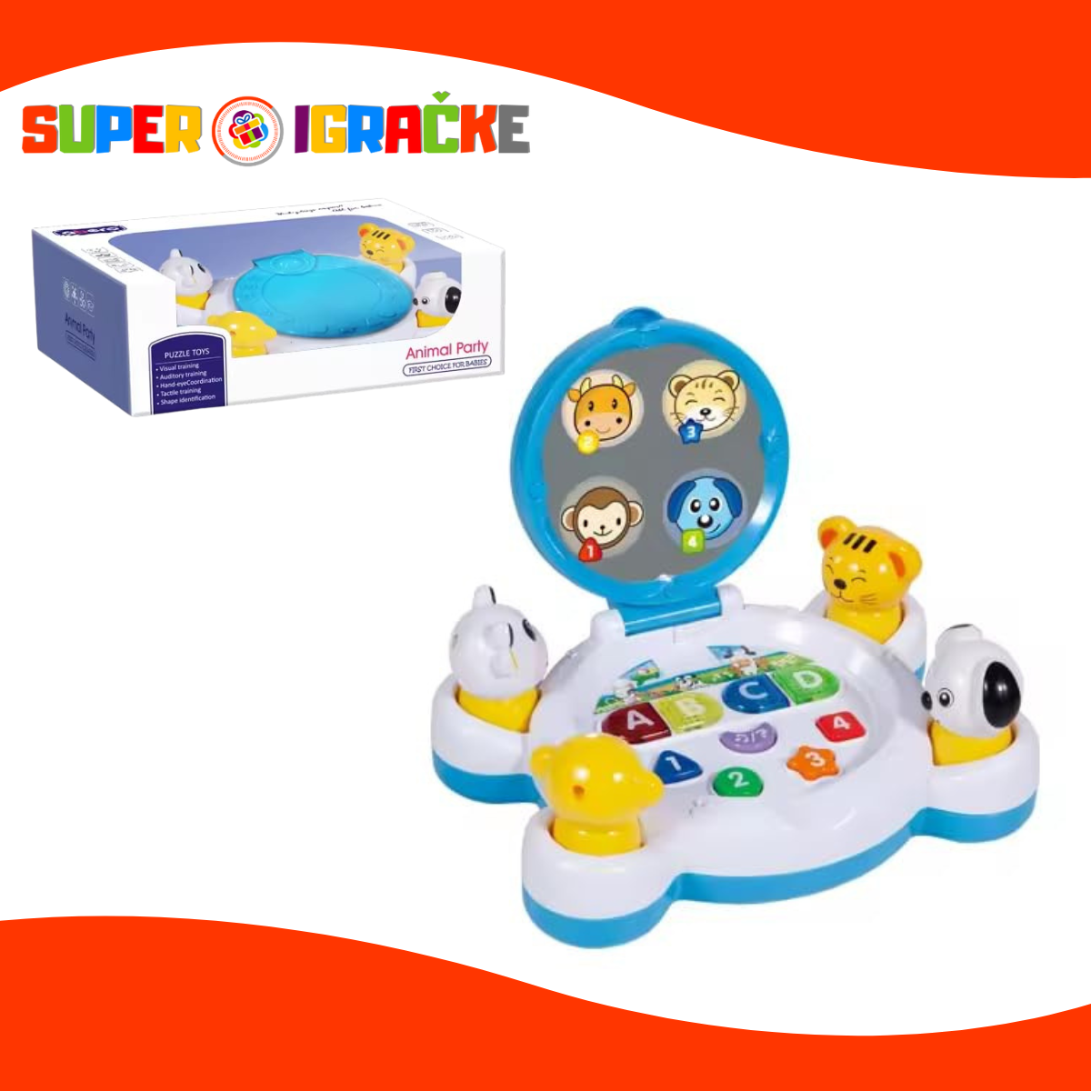 Interaktivna igračka - Učimo boje i oblike