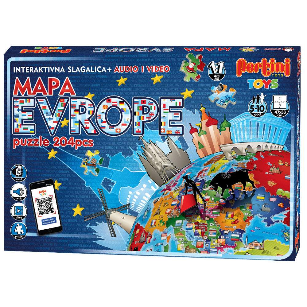 Interaktivna slagalica - Mapa Evrope