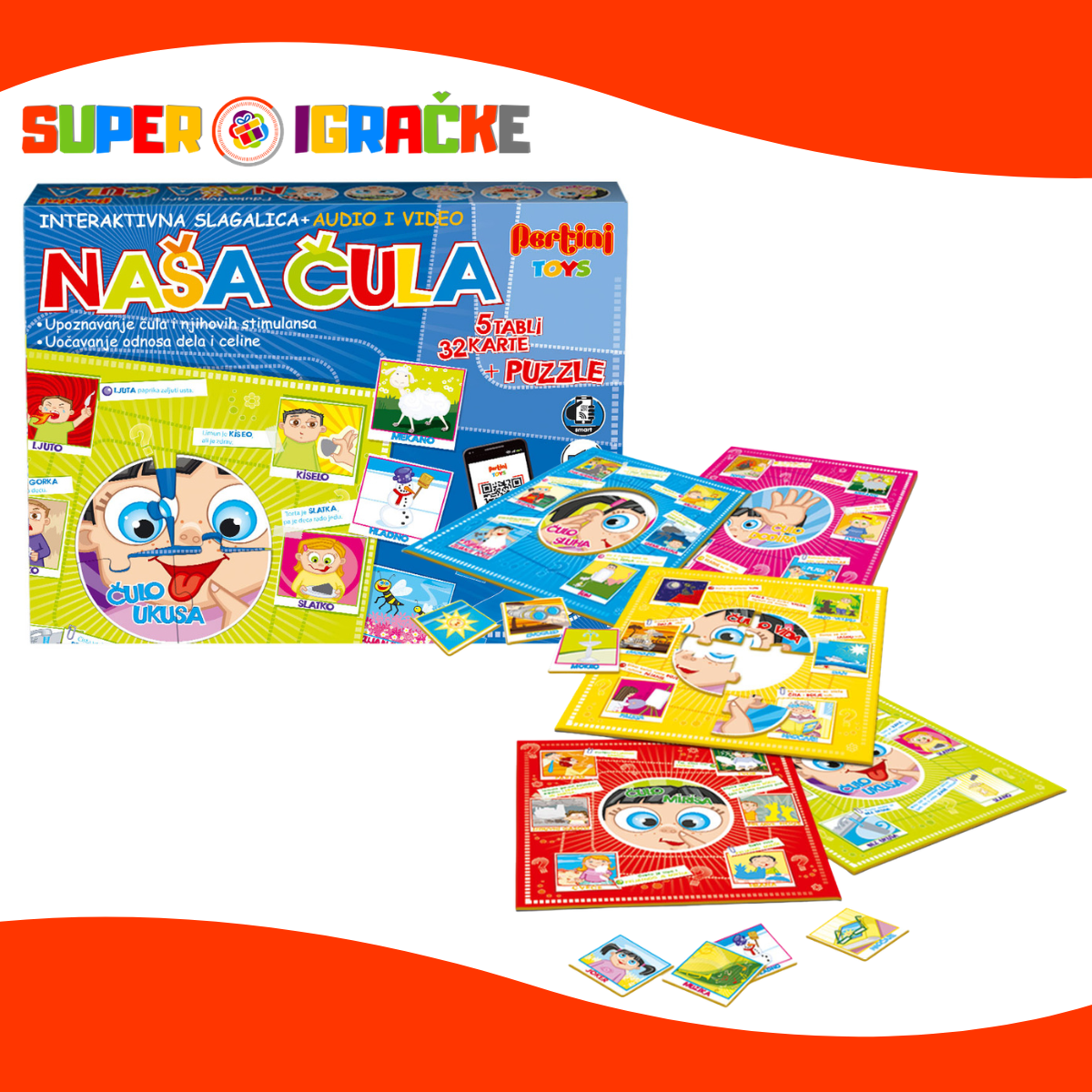 Interaktivna slagalica - Naša čula