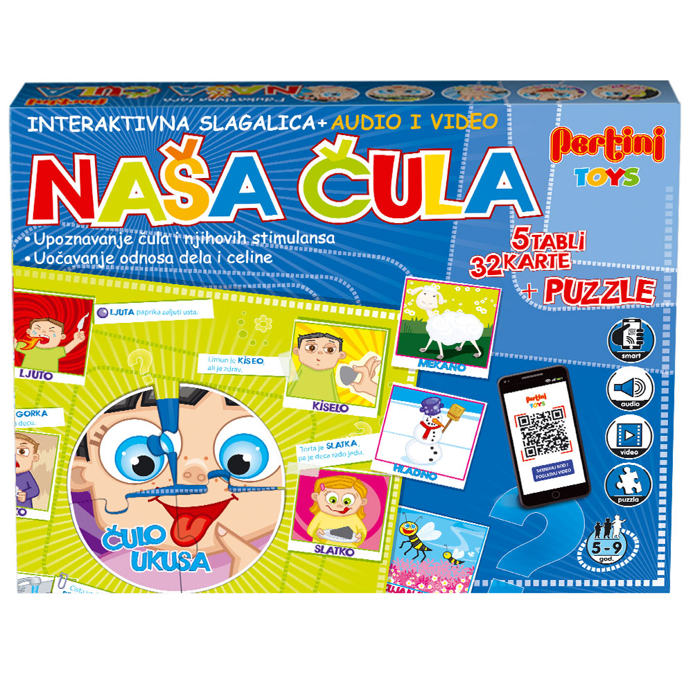 Interaktivna slagalica - Naša čula