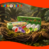 Jaja kornet - Spoji dinosauruse 12kom