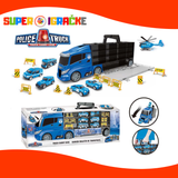 Kamion tegljač 6 vozila - plavi