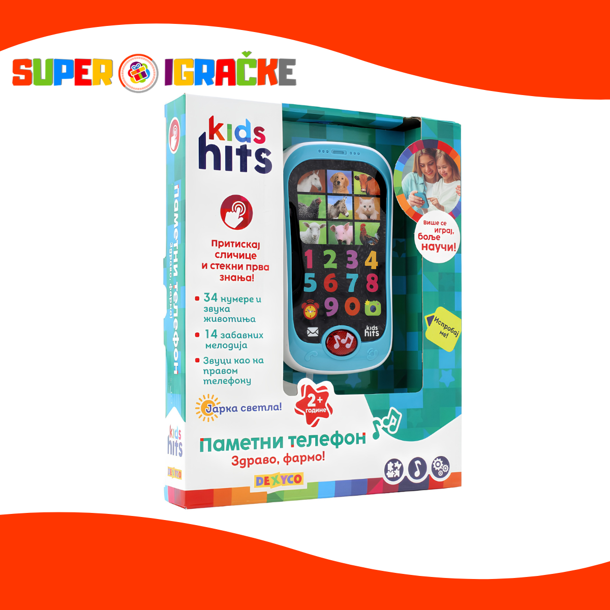 Kids Hits - Interaktivni telefon Farma