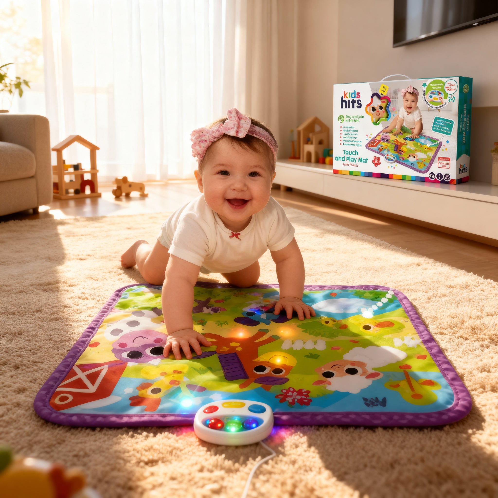 Kids Hits podna prostirka - Drugari sa farme