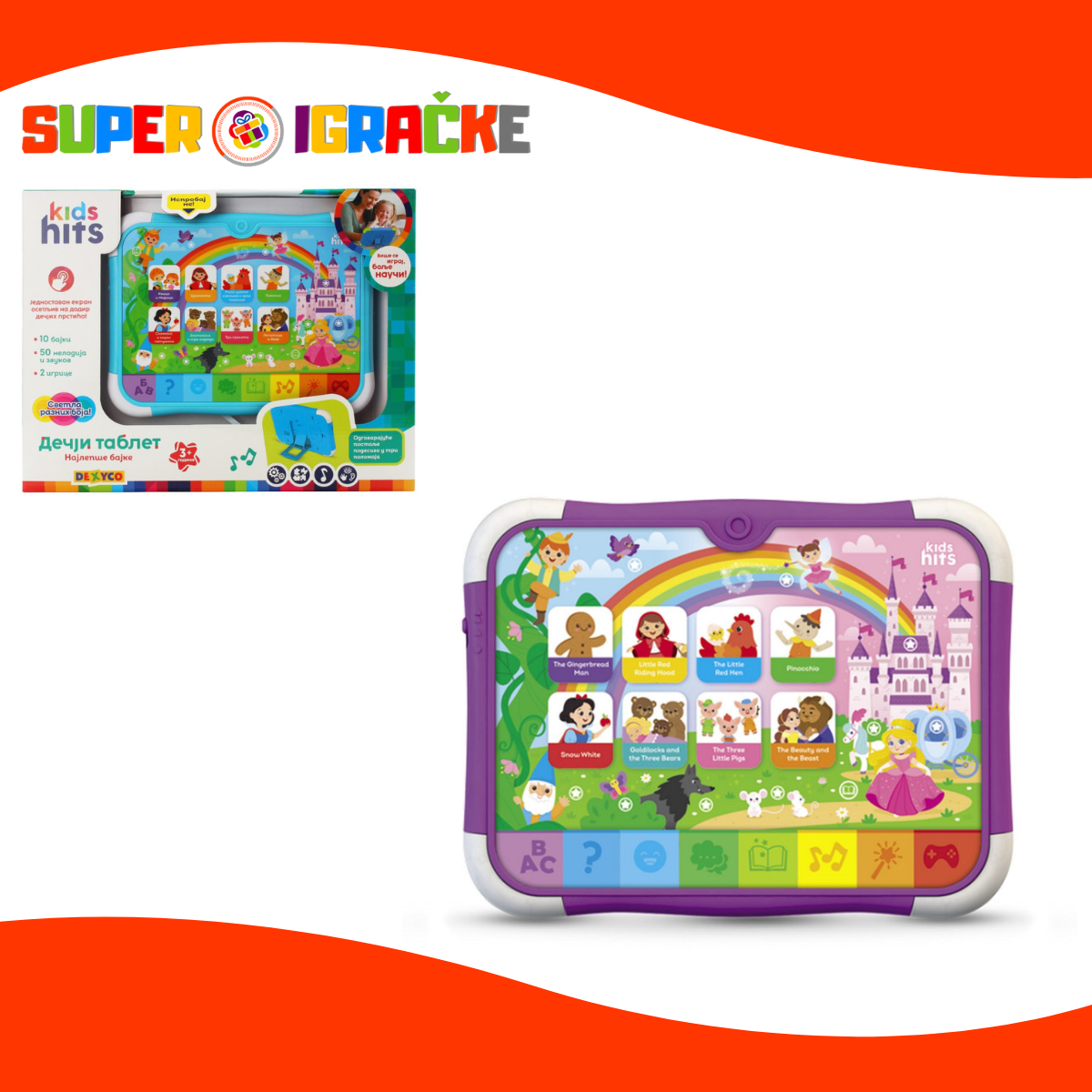 Kids Hits tablet - Najlepše bajke
