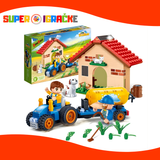 Kocke - Eco farma, traktor, cisterna, kućica 185kom