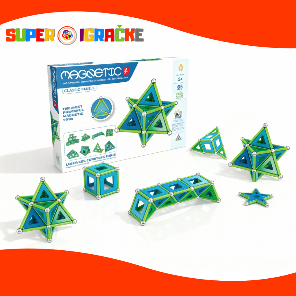Kocke magnetiks 65 delova
