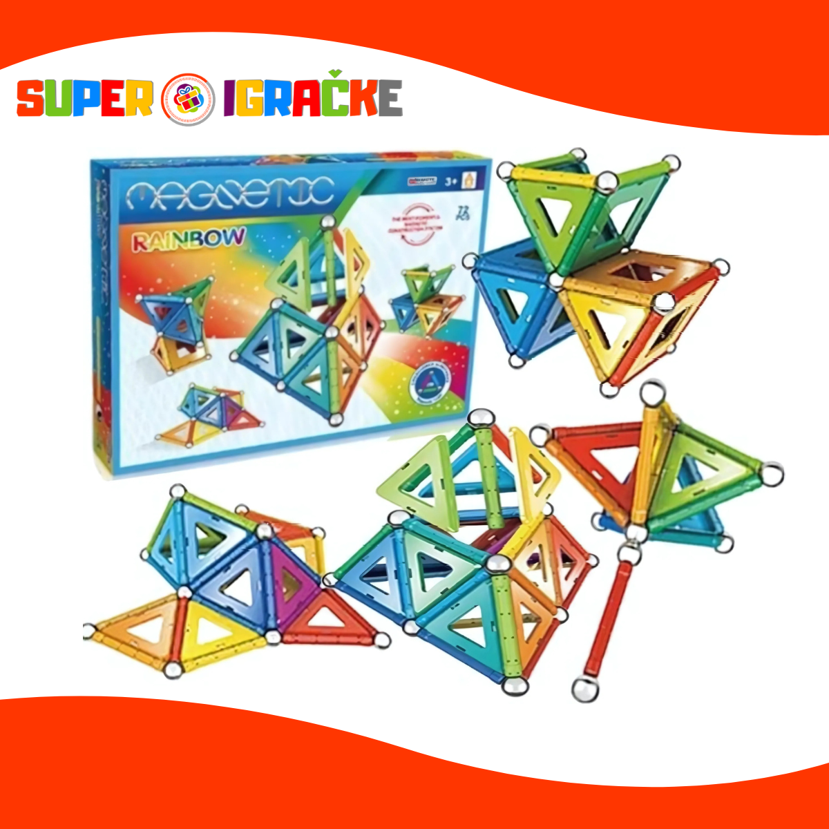 Kocke magnetiks 80 delova