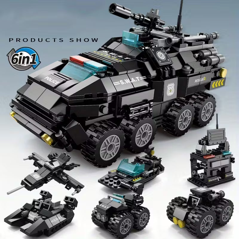 Kocke za slaganje - Policijsko vozilo 371 deo