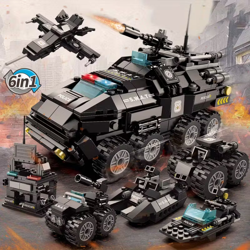 Kocke za slaganje - Policijsko vozilo 371 deo