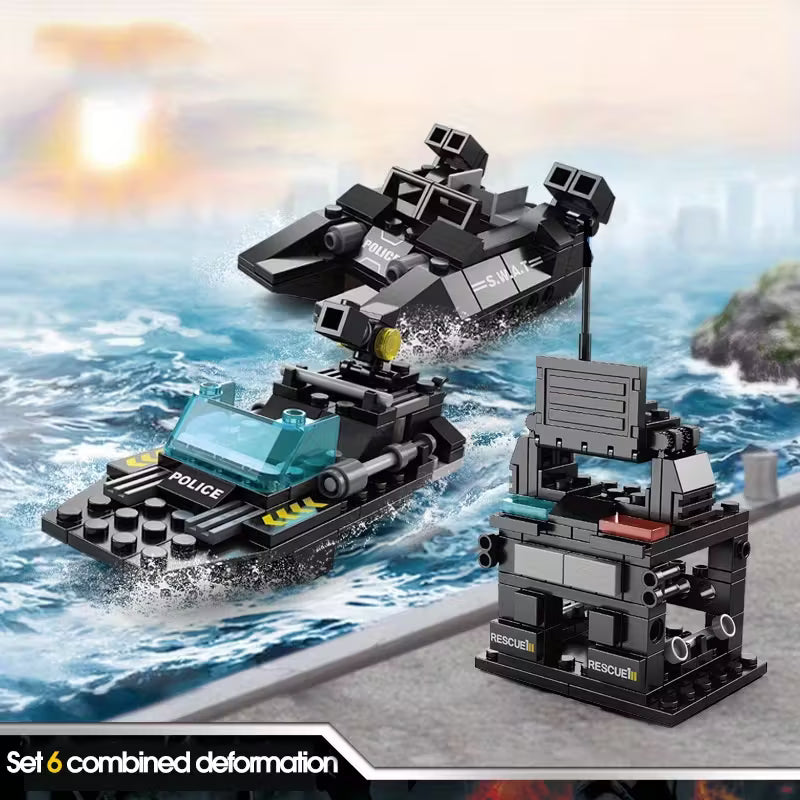 Kocke za slaganje - Policijsko vozilo 371 deo