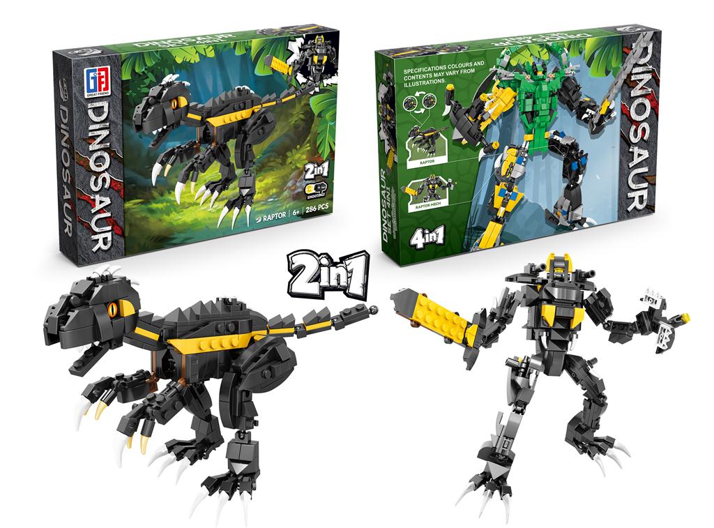 Kockice 2 u 1 Dino