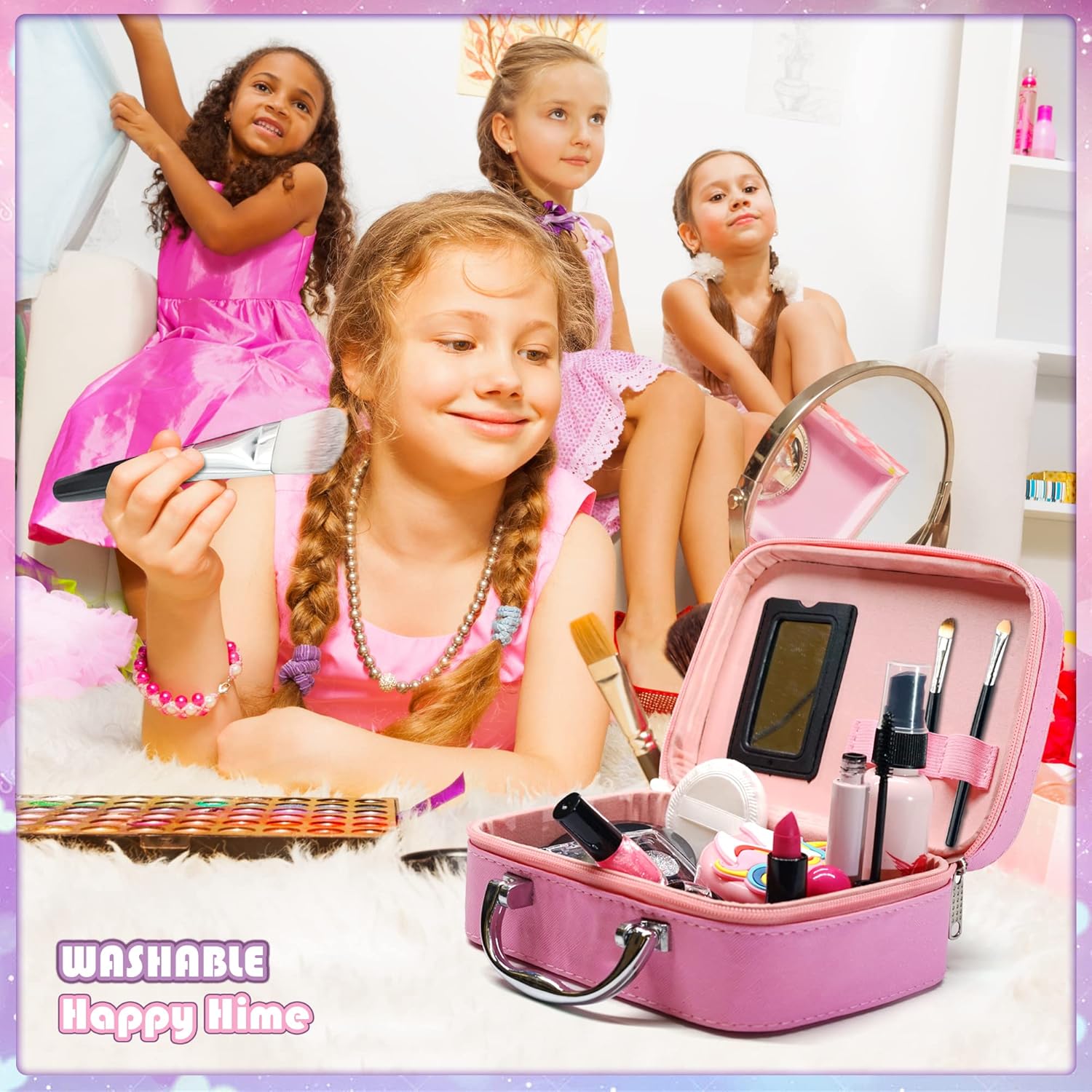 Kofer za devojčije sa šminkom (jednorog)