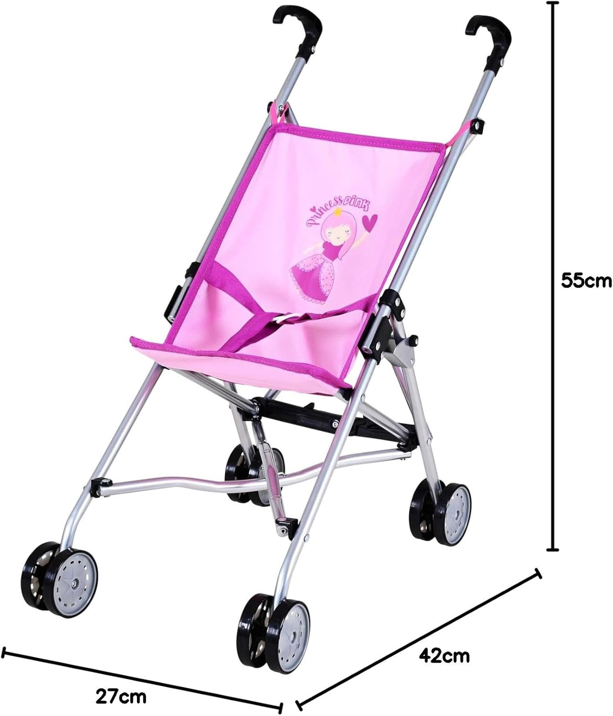 Kolica Sim princess pink