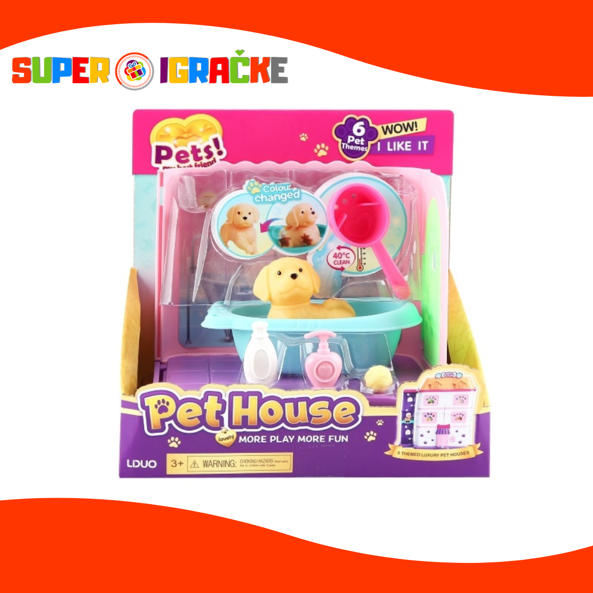 Kuca u kadi sa dodacima - Menja boju