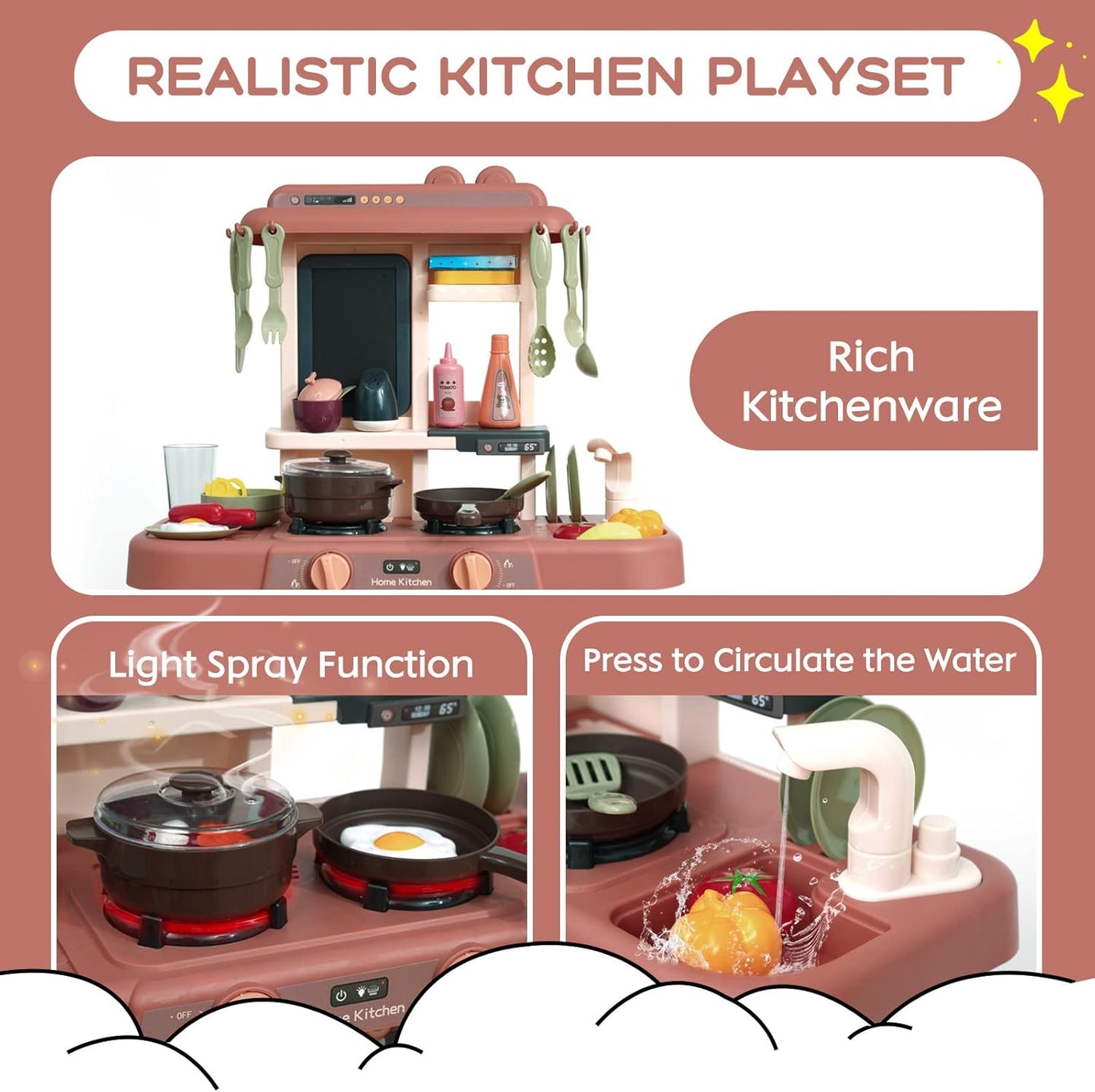 Kuhinja sa vodom, svetlosnim i zvučnim efektima