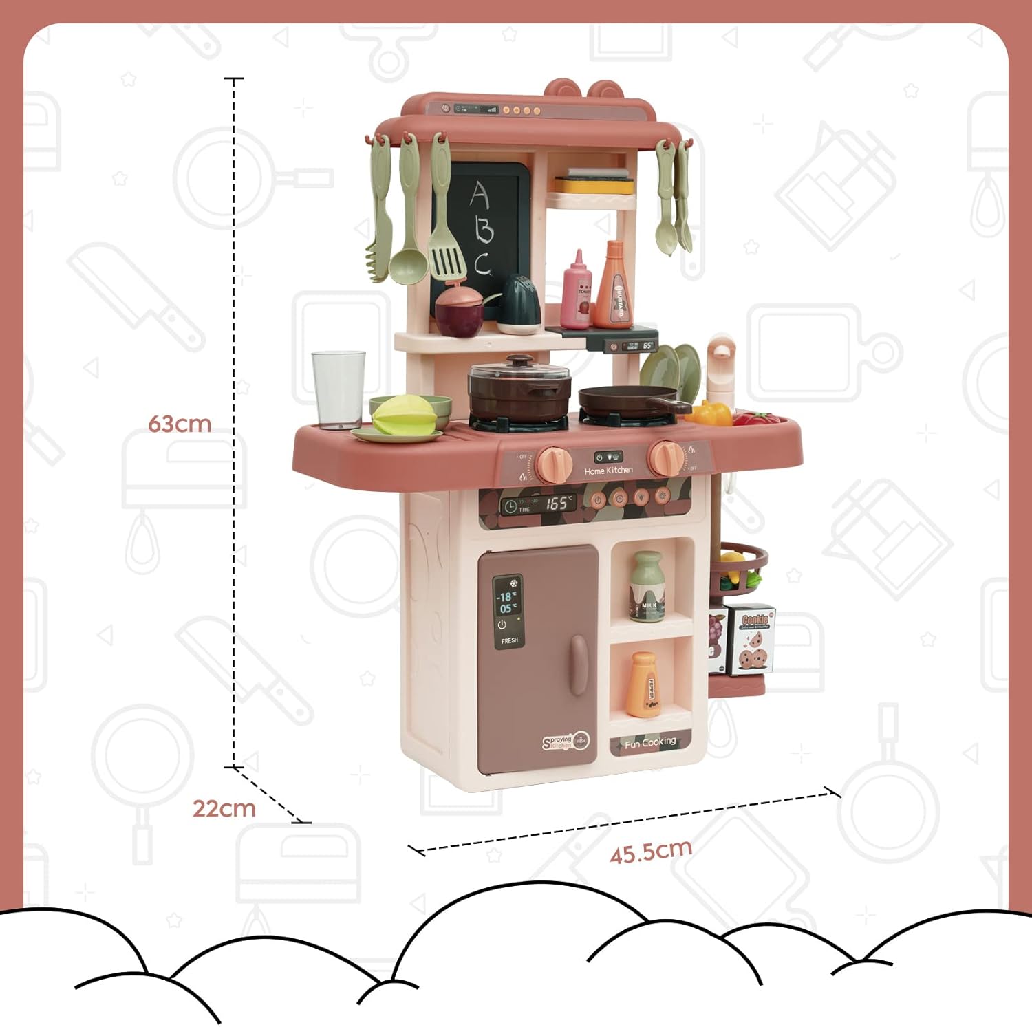 Kuhinja sa vodom, svetlosnim i zvučnim efektima