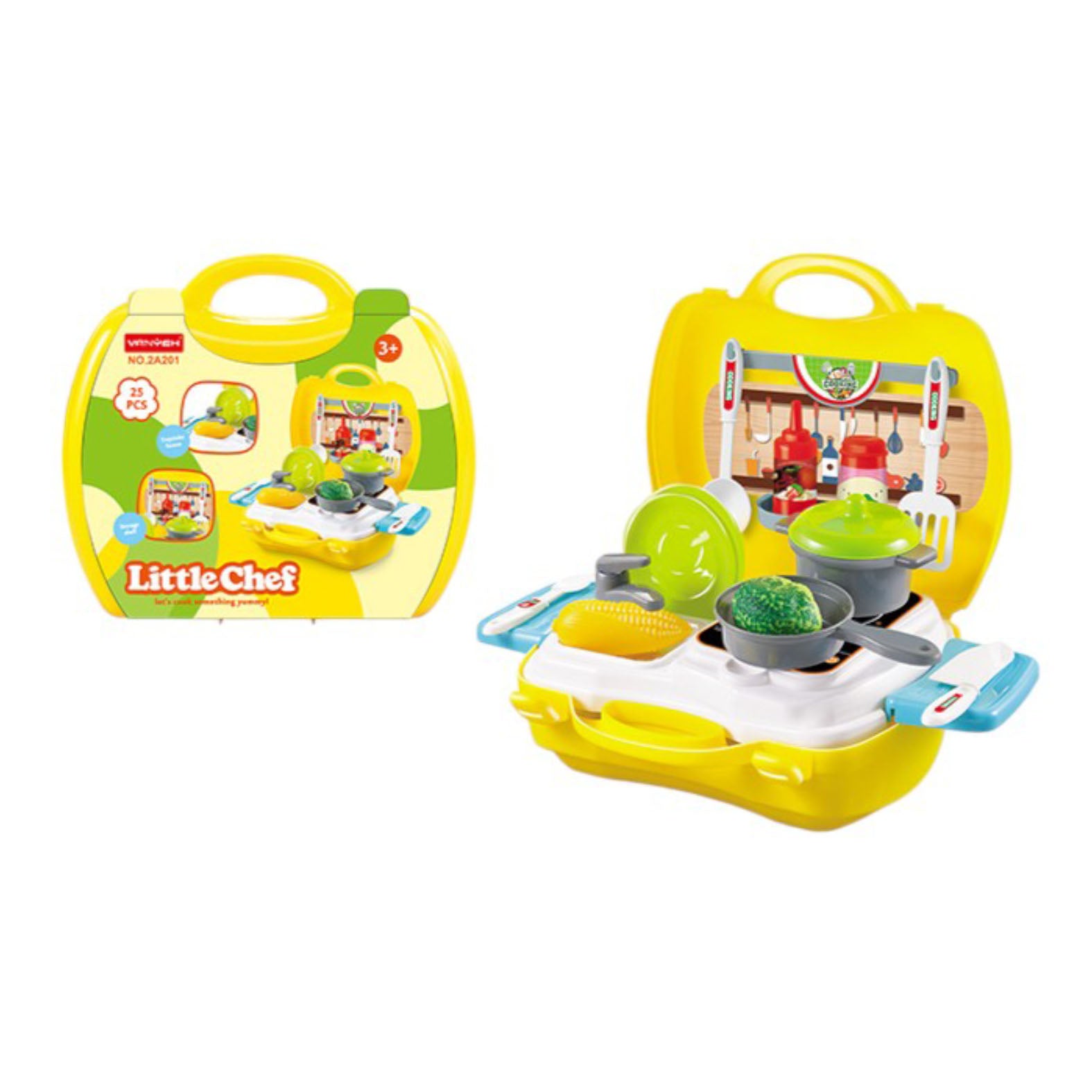 Kuhinjski set u plastičnom koferu