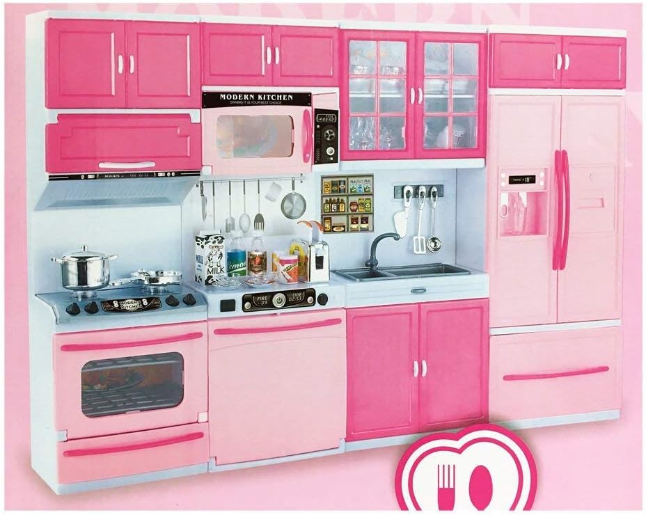 Kuhinjski set za igru roze