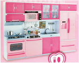 Kuhinjski set za igru roze