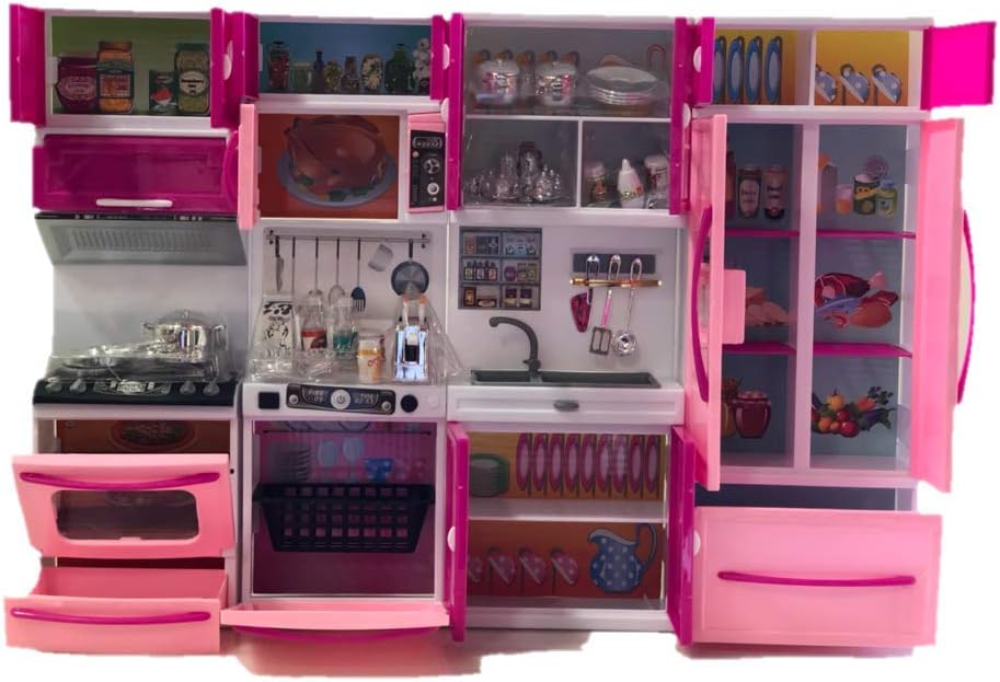 Kuhinjski set za igru roze