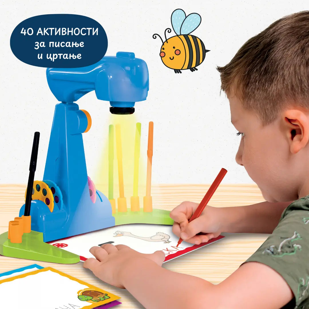 LED projektor - Škola pisanja