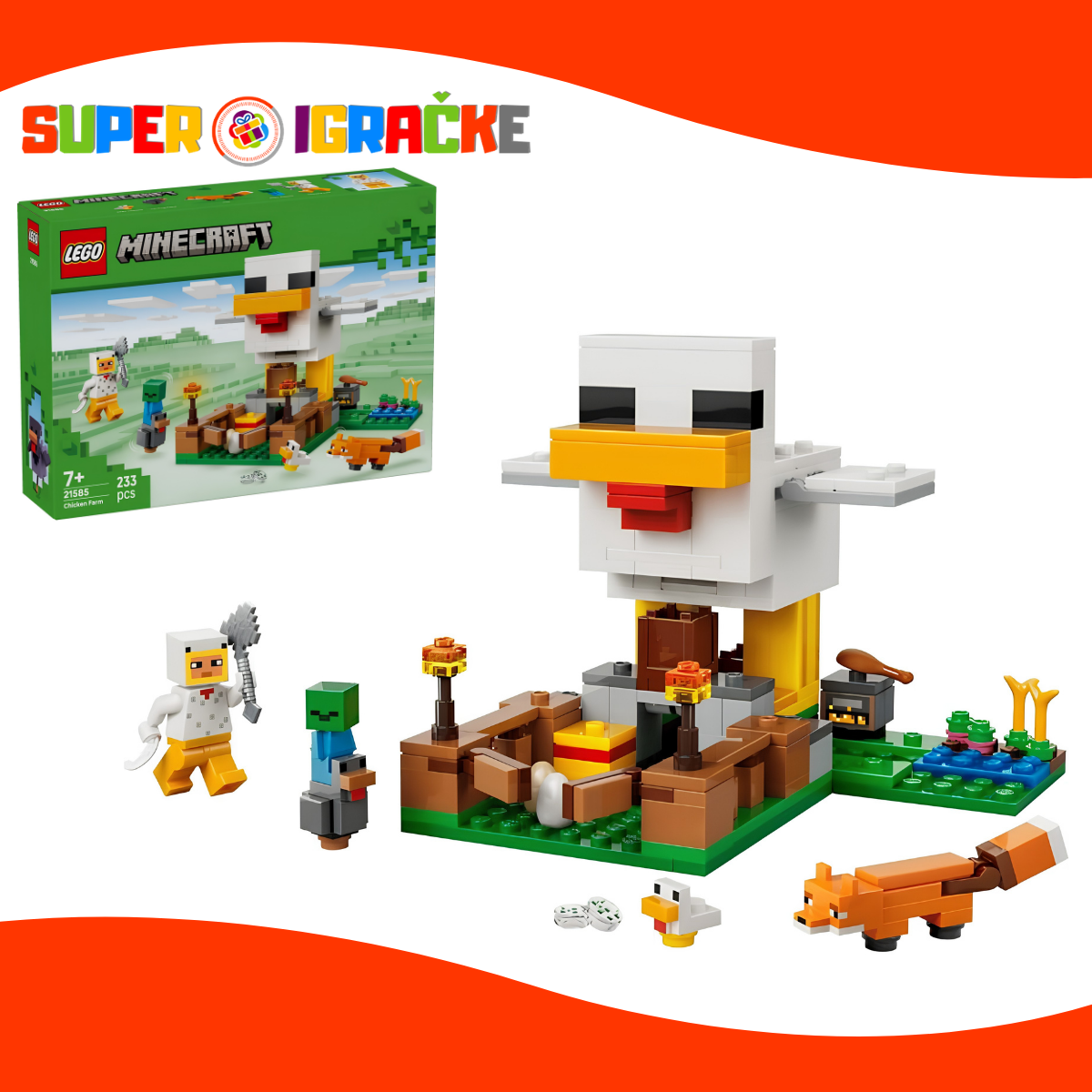 LEGO - Minecraft Chicken farm