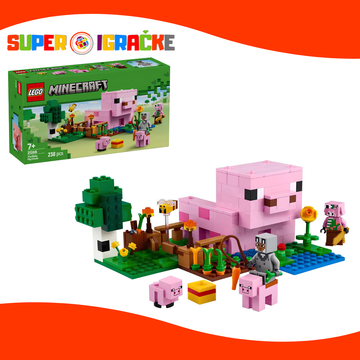 LEGO - Minecraft Pig house