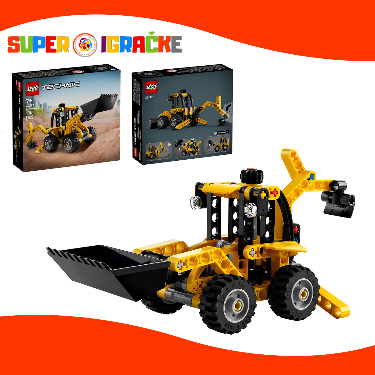 LEGO Technic - Utovarivač 104kom