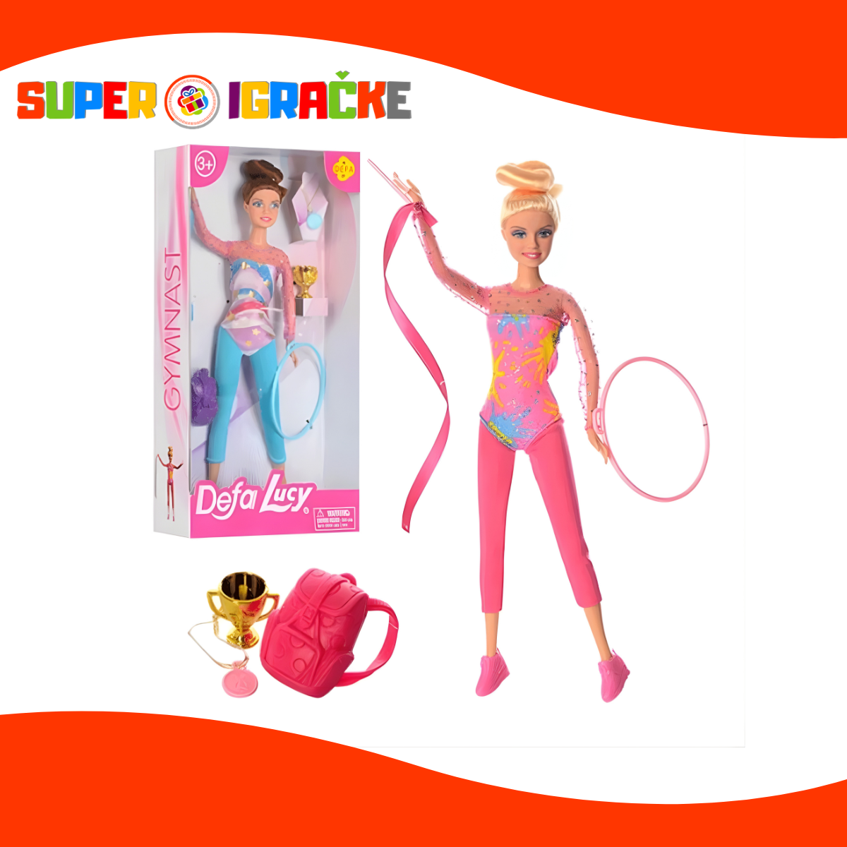 Lutka Defa gimnastičarka